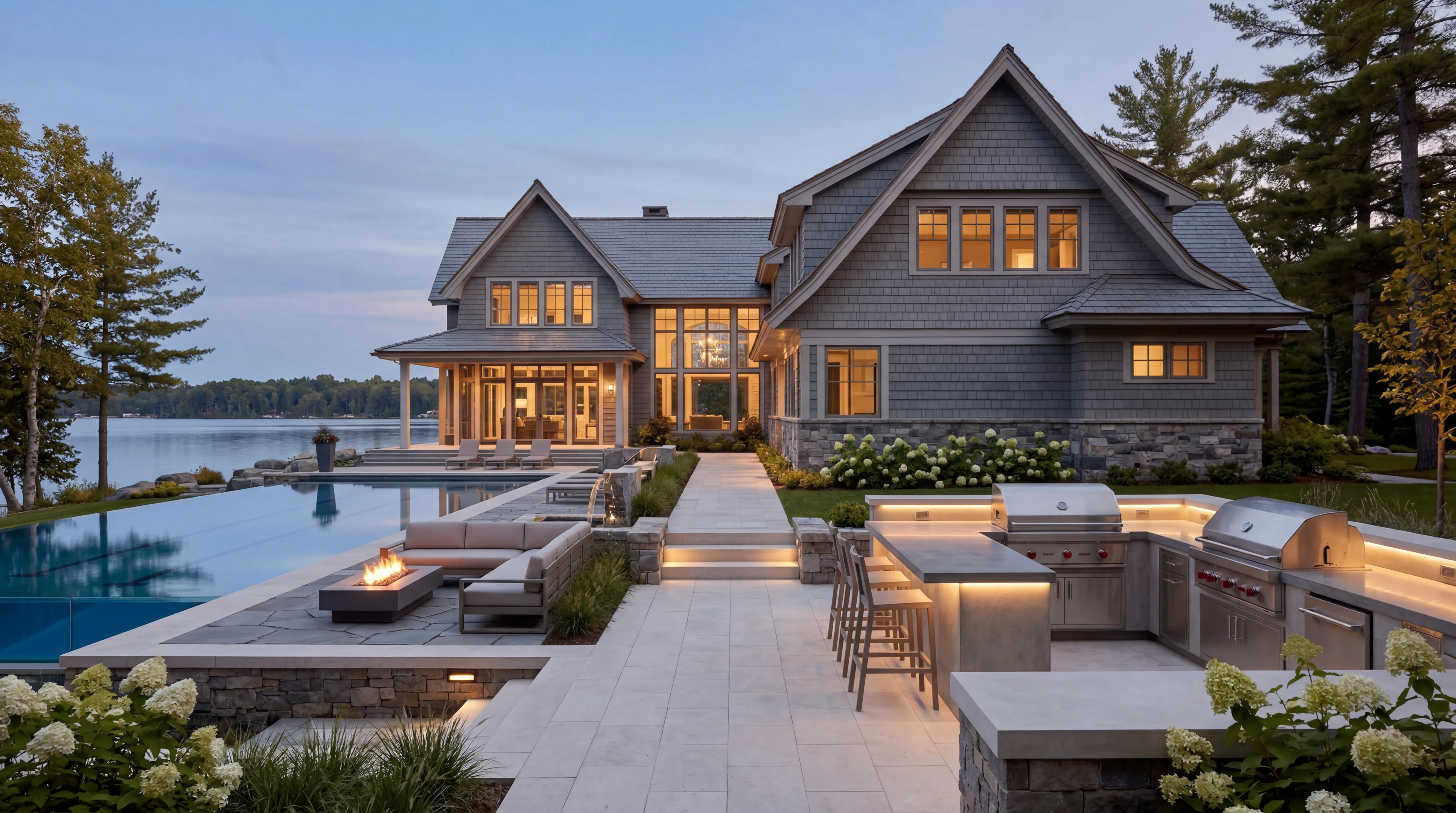 Wayzata Waterfront Estate — primary suite
